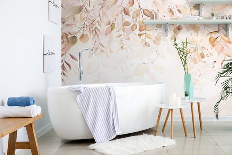 TAPETA NĚŽNÝ DOTEK PŘÍRODY V HNĚDÉM - TAPETY LISTY - TAPETY