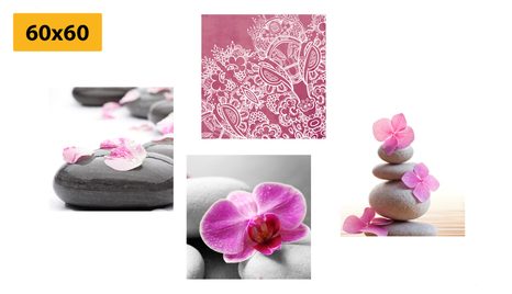 SET OBRAZOV ZEN ZÁTIŠIE - ZOSTAVY OBRAZOV - OBRAZY