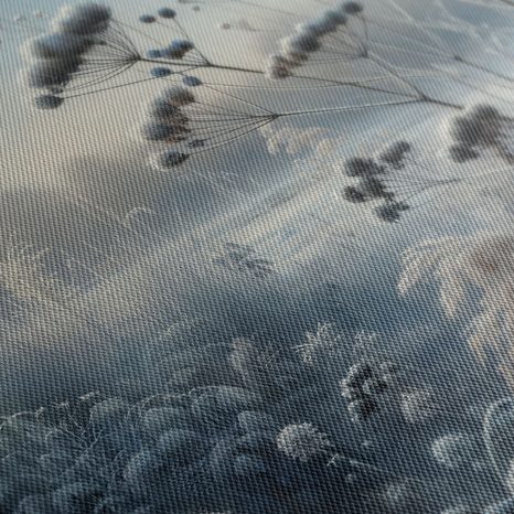 WANDBILD WINTERWIESE - BILDER VON NATUR UND LANDSCHAFT - BILDER