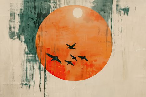 STAMPA SU TELA – JAPANDI LUNA MONUMENTALE - JAPANDI QUADRI - STAMPE E QUADRI