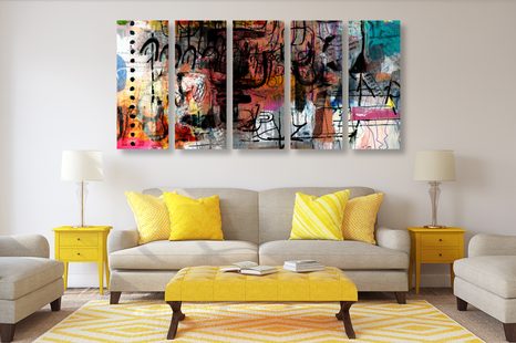 5-DELNA SLIKA STREET ART UMETNOST - POP ART SLIKE - SLIKE