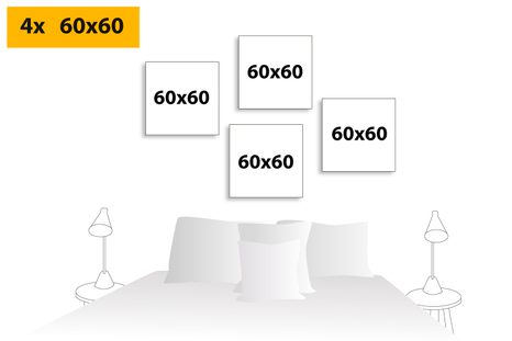 SET DI QUADRI – LONDRA INCANTEVOLE - COLLEZIONI DI QUADRI - STAMPE E QUADRI