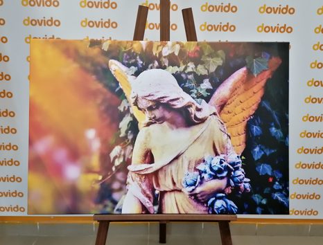 КАРТИНА НА ПЛАТНО – СТАТУЯ НА АНГЕЛ - КАРТИНИ НА АНГЕЛИ - КАРТИНИ