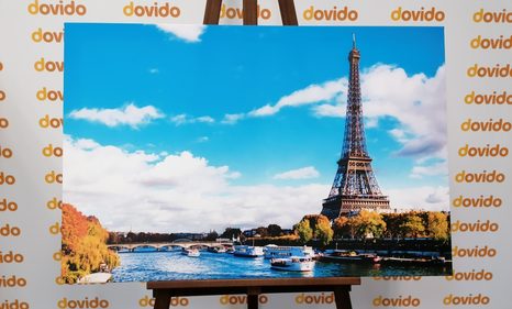 WANDBILD ATEMBERAUBENDES PANORAMA VON PARIS - BILDER VON STÄDTEN - BILDER