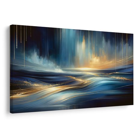 OBRAZ ZÁŘE NAD VLNAMI - OBRAZY MOŘE A PLÁŽ - OBRAZY