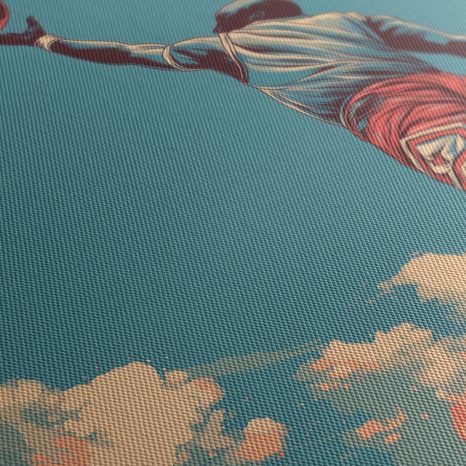 WANDBILD DYNAMISCHER MOMENT AUF DEM SPIELFELD - POP-ART-BILDER - BILDER