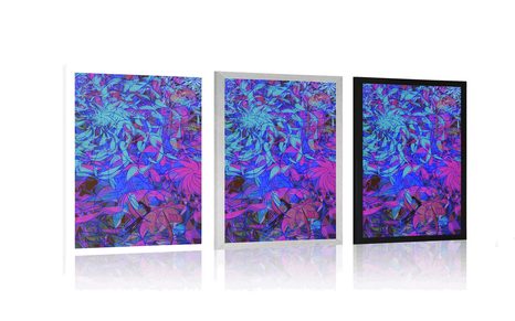 PLAKAT MODERNA APSTRAKCIJA U ZANIMLJIVOM DIZAJNU - APSTRAKTNI I S UZORKOM - PLAKATI