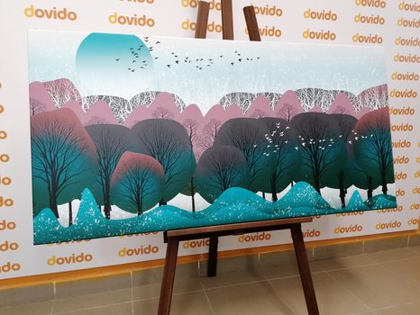 КАРТИНА НА ПЛАТНО – МОДЕРНО ИЗПЪЛНЕНИЕ НА ДЖУНГЛА - КАРТИНИ НА ПРИРОДАТА И ПЕЙЗАЖИ - КАРТИНИ