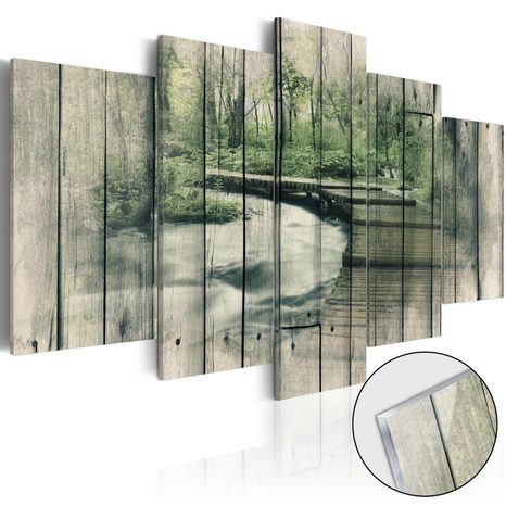 PICTURE ON ACRYLIC GLASS MYSTERIOUS RIVER