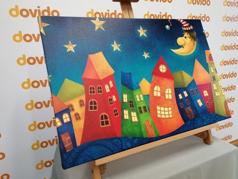 KÉP HOLD A HÁZAK FELETT - KÉPEK GYEREKEKNEK - KÉPEK