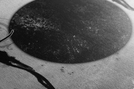 WANDBILD AFRIKANISCHER TANZ IN SCHWARZ-WEISS - SCHWARZ-WEISSE BILDER - BILDER