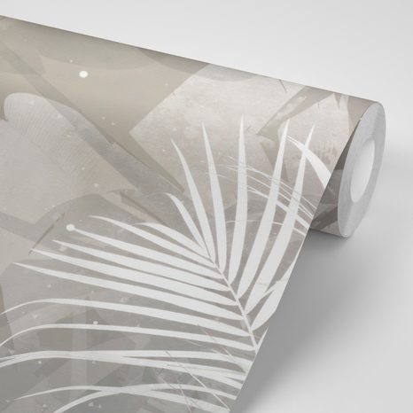 SAMOLEPÍCÍ TAPETA JEMNÉ ZÁTIŠÍ LISTŮ A STROMŮ - SAMOLEPÍCÍ TAPETY - TAPETY