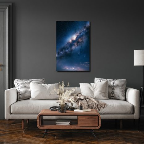 CANVASTAVLA STJÄRNHIMMEL I GALAXEN - TAVLOR MED GALAXER - TAVLOR