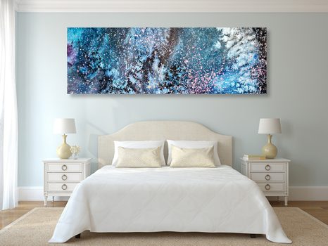 TABLOU ABSTRACȚIE DIN ACUARELĂ - TABLOURI ABSTRACTE - TABLOURI