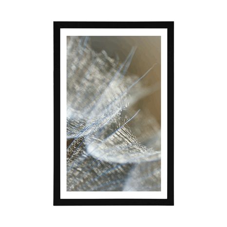 POSTER – MACRO DENTE DI LEONE SULLO SFONDO - FIORI - POSTER