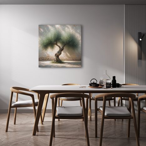 OBRAZ STARÝ OLIVOVNÍK VE STŘEDOMOŘÍ - OBRAZY STROMY A LISTY - OBRAZY