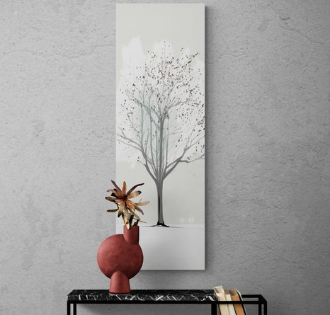 OBRAZ ZIMNÍ KORUNA STROMU - OBRAZY STROMY A LISTY - OBRAZY