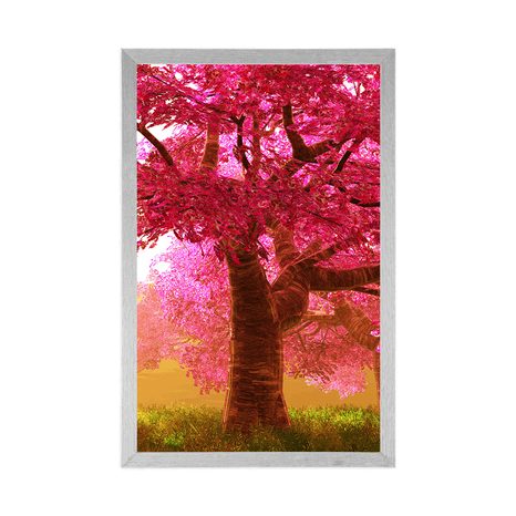 POSTER – ALBERI DI CILIEGIO IN FIORE - NATURA - POSTER