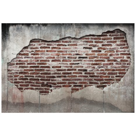 FOTOTAPETA POULIČNÁ TEHLOVÁ STENA - TAPETY S IMITÁCIOU TEHLY, KAMEŇA A BETÓNU - TAPETY