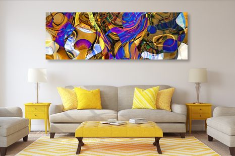 OBRAZ ABSTRAKTNÍ UMĚNÍ - ABSTRAKTNÍ OBRAZY - OBRAZY