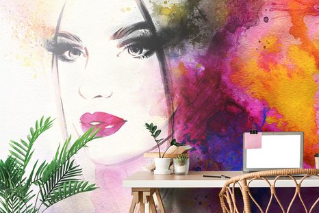 ΑΥΤΟΚΌΛΛΗΤΗ ΤΑΠΕΤΣΑΡΊΑ ΜΟΝΤΈΡΝΟ ΓΥΝΑΙΚΕΊΟ ΠΟΡΤΡΈΤΟ - ΑΥΤΟΚΌΛΛΗΤΕΣ ΤΑΠΕΤΣΑΡΊΕΣ - ΤΑΠΕΤΣΑΡΊΕΣ