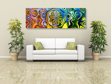 КАРТИНА НА ПЛАТНО – КРЕАТИВНО ЦВЕТНО ИЗКУСТВО - АБСТРАКТНИ КАРТИНИ - КАРТИНИ