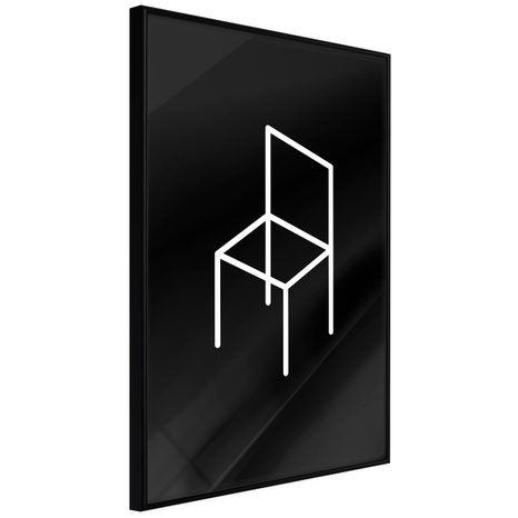 POSZTER SZÉK- MY SPOT - FEKETE-FEHÉR - POSZTEREK