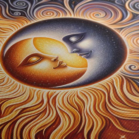 WANDBILD KOSMISCHE LIEBE - BILDER VON UNIVERSUM UND STERNEN - BILDER