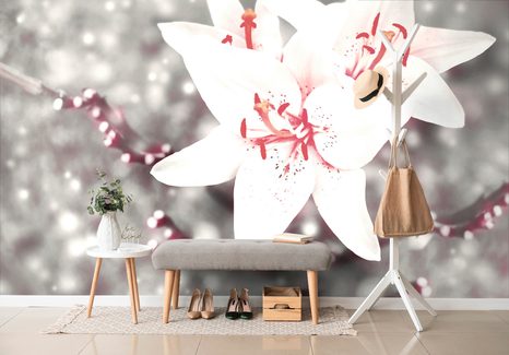 SELF ADHESIVE WALL MURAL SECRET OF THE LILY - SELF-ADHESIVE WALLPAPERS - WALLPAPERS