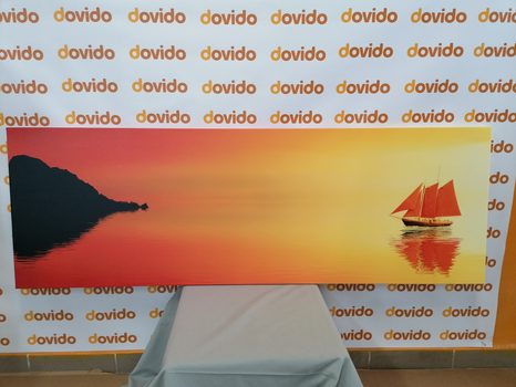 TABLOU VELIER PORTOCALIU - TABLOU NATURĂ ȘI PEISAJE NATURALE - TABLOURI