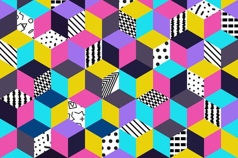 SAMOLEPÍCÍ TAPETA BAREVNÝ VZOR - SAMOLEPÍCÍ TAPETY - TAPETY