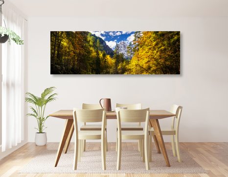 WANDBILD BERGLANDSCHAFT - BILDER VON NATUR UND LANDSCHAFT - BILDER