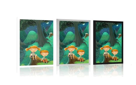 PLAGÁT ROZPRÁVKOVÝ LES - PLAGÁTY DO DETSKEJ IZBY - PLAGÁTY