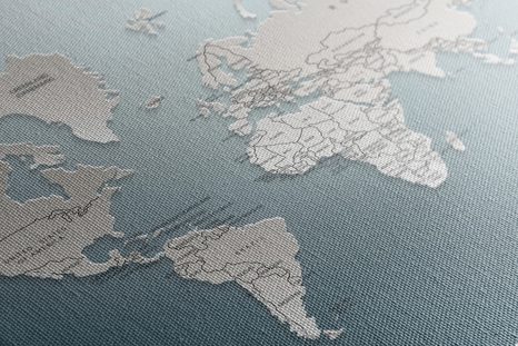 QUADRO IN SUGHERO – MAPPA DEL MONDO IN VERSIONE ORIGINALE - QUADRI SU SUGHERO - STAMPE E QUADRI