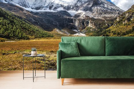 CARTA DA PARATI – MAESTOSO PAESAGGIO MONTANO - CARTA DA PARATI NATURA - CARTA DA PARATI