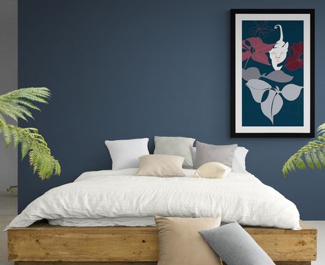 PLAGÁT S PASPARTOU DOBRODRUŽSTVO V DŽUNGLI - MOTÍVY Z NAŠEJ DIELNE - PLAGÁTY