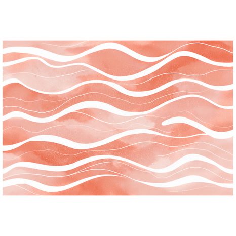 SAMOLEPIACA TAPETA ABSTRAKTNÉ ORANŽOVÉ VLNY - ABSTRAKTNÉ TAPETY - TAPETY