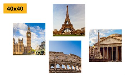 SET DI QUADRI – PER GLI AMANTI DEI VIAGGI - COLLEZIONI DI QUADRI - STAMPE E QUADRI