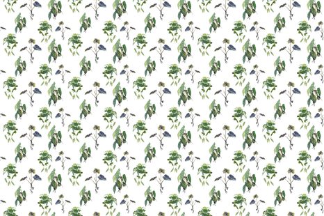 SAMOLEPÍCÍ TAPETA PŮVABNÉ ZELENÉ LISTY - SAMOLEPÍCÍ TAPETY - TAPETY