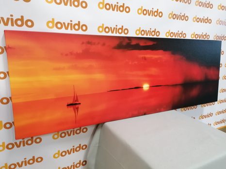 SLIKA SAMOTNA LADJA - SLIKE NARAVE IN POKRAJINE - SLIKE