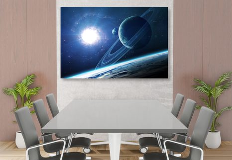 OBRAZ PLANETA VE VESMÍRU - OBRAZY VESMÍRU A HVĚZD - OBRAZY