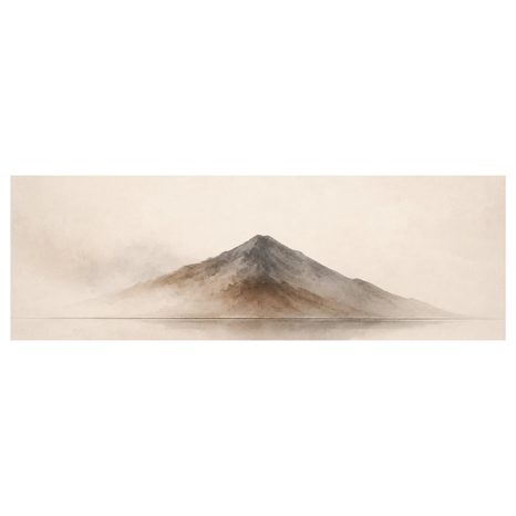 OBRAZ MINIMALISTICKÁ KRAJINA S HOROU - PICTURES MOUNTAINS - PICTURES