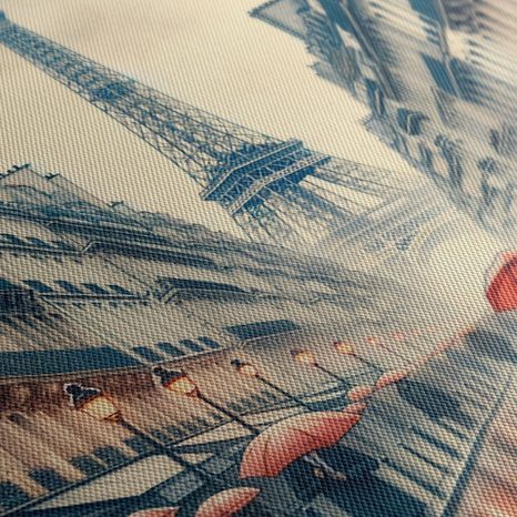 OBRAZ PAŘÍŽ V DEŠTIVÉM DNI - OBRAZY MĚSTA - OBRAZY