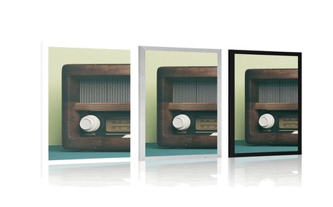 POSTER RETRO-RADIO - VINTAGE UND RETRO - POSTER