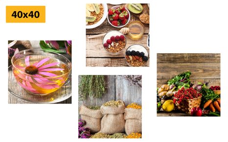 ΣΕΤ ΕΙΚΌΝΩΝ ΛΕΠΤΉ ΝΕΚΡΉ ΦΎΣΗ ΓΙΑ ΤΗΝ ΚΟΥΖΊΝΑ - ΣΎΝΟΛΟ ΠΊΝΑΚΕΣ - ΠΊΝΑΚΕΣ