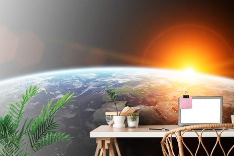 FOTOTAPETA POGLED NA PLANET IZ SVEMIRA - TAPETE SVEMIR I ZVIJEZDE - TAPETE