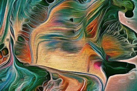 SAMOLEPÍCÍ TAPETA PSYCHADELICKÁ ABSTRAKCE - SAMOLEPÍCÍ TAPETY - TAPETY