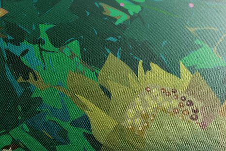 OBRAZ TAJEMSTVÍ DŽUNGLE - OBRAZY KVĚTŮ - OBRAZY