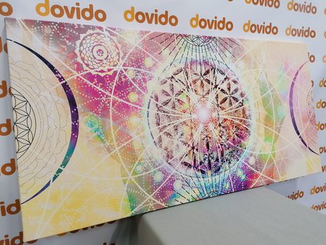 TABLOU MANDALA INTERESANT - TABLOURI FENG SHUI - TABLOURI