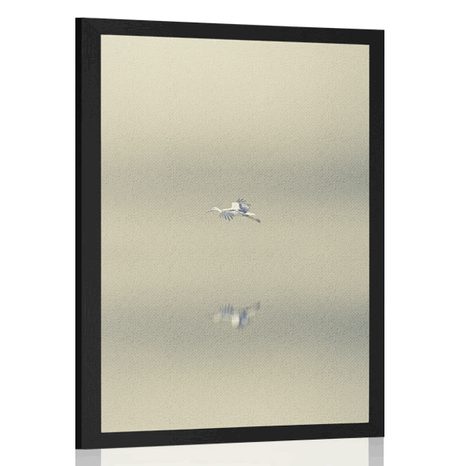 POSTER BIRD IN THE FOG - NATURE - POSTERS